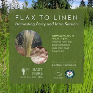 Flax to Linen: Harvesting Party and Intro Session - (SOLD OUT)