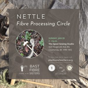 Nettle Fibre Processing Circle (SOLD OUT) - Jan 29