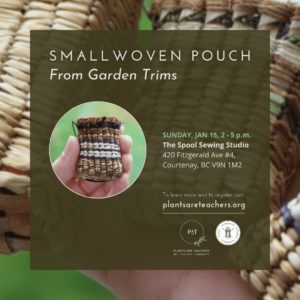 Small Woven Pouch from Garden Trims (SOLD OUT) - Jan 15