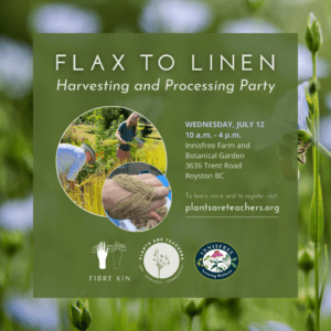 Flax to Linen: Harvesting and Processing Party (July 12)